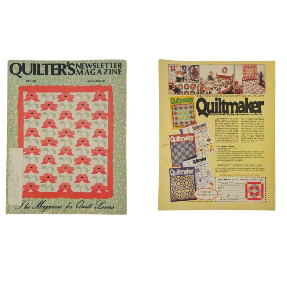 Quilters Newsletter Magazine Lot of 6 March April May June July/August 1983 1991 - Picture 5 of 10